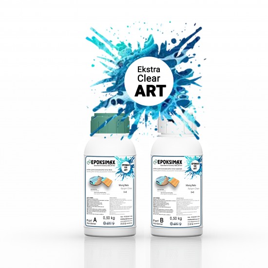 EPOMAX 100 ART Ekstra Şeffaf Okyanus Dalgası Efekti Epoksi Reçine 1 KG EPOMAX 100 ART Ekstra Şeffaf Okyanus Dalgası Efekti Epoksi Reçine 1 KG