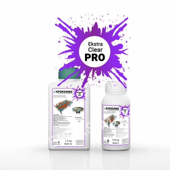 EPOMAX 203 PRO Ekstra Şeffaf Epoksi Reçine 1,5 KG EPOMAX 203 PRO Ekstra Şeffaf Epoksi Reçine 1,5 KG
