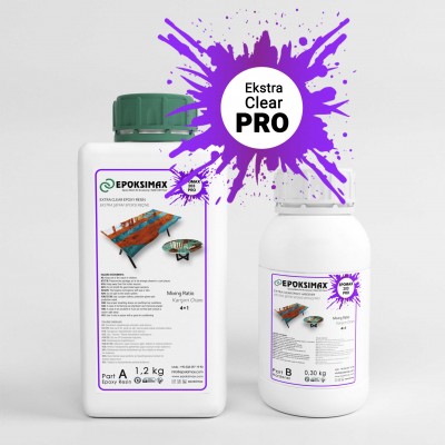 EPOMAX 203 PRO Ekstra Şeffaf Epoksi Reçine 1,5 KG EPOMAX 203 PRO Ekstra Şeffaf Epoksi Reçine 1,5 KG