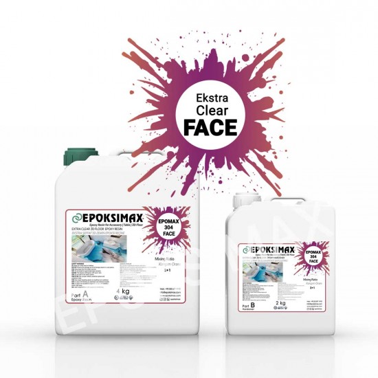 EPOMAX 304 FACE Ekstra Şeffaf 3D Zemin Epoksi Reçine 6 KG EPOMAX 304 FACE Ekstra Şeffaf 3D Zemin Epoksi Reçine 6 KG