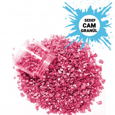 GLASSMAX  Sedef Mercan Cam Granül 100 Gr GLASSMAX  Sedef Mercan Cam Granül 100 Gr