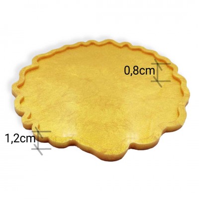 Yuvarlak Sehpa Kıvrık Kenar - Premium Silikon Kalıp 50cm Yuvarlak Sehpa Kıvrık Kenar - Premium Silikon Kalıp 50cm
