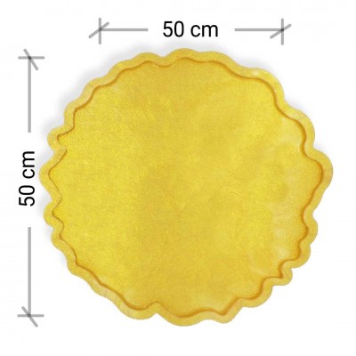 Yuvarlak Sehpa Kıvrık Kenar - Premium Silikon Kalıp 50cm Yuvarlak Sehpa Kıvrık Kenar - Premium Silikon Kalıp 50cm