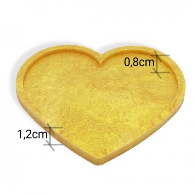 Kalp Tepsi - Premium Silikon Kalıp 22cmx16cm Kalp Tepsi - Premium Silikon Kalıp 22cmx16cm