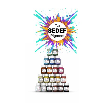 COLORMAX Toz Sedef Pigment Seti 20x20 Gr COLORMAX Toz Sedef Pigment Seti 20x20 Gr
