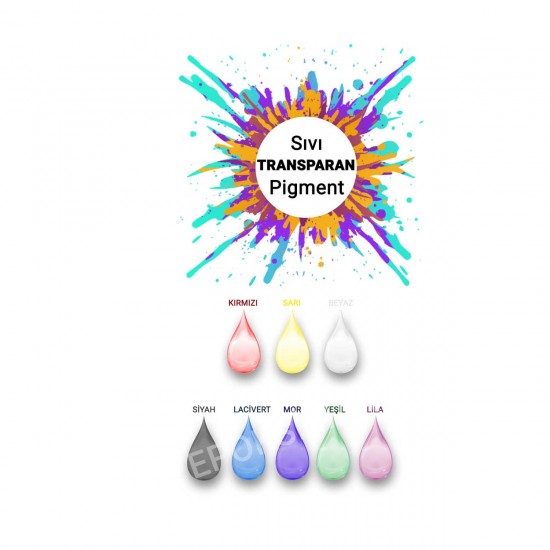 COLORMAX Transparan Sıvı Pigment 8x20 cc