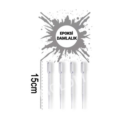 Epoksi Damlalık Büyük Boy Epoksi Damlalık Büyük Boy