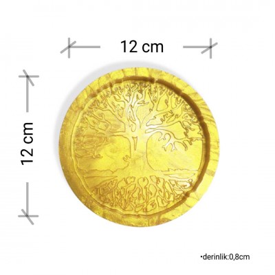Kendinden Desenli Ağaç - Premium Silikon Kalıp 12 cm Kendinden Desenli Ağaç - Premium Silikon Kalıp 12 cm