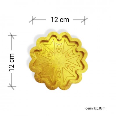 Kendinden Düzensiz Desenli Bardak Altlığı - Premium Silikon Kalıp 12cmx12cm Kendinden Düzensiz Desenli Bardak Altlığı - Premium Silikon Kalıp 12cmx12cm