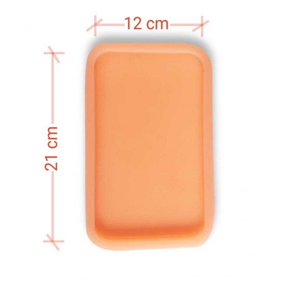 Dikdörtgen Tepsi Silikon Kalıbı 21cmx12cm Dikdörtgen Tepsi Silikon Kalıbı 21cmx12cm