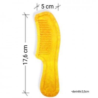 Epoksi Tarak Kalıbı  - Premium Silikon Kalıp 5cmx17,6cm