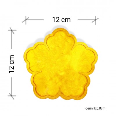 Yonca Bardak Altlığı - Premium Silikon Kalıp 12cmx12cm Yonca Bardak Altlığı - Premium Silikon Kalıp 12cmx12cm