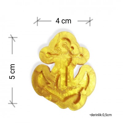 Kendinden Çapa Desenli Magnet-Anahtarlık - Premium Silikon Kalıp 4cmx5cm Kendinden Çapa Desenli Magnet-Anahtarlık - Premium Silikon Kalıp 4cmx5cm