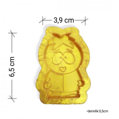 Kendinden Çocuk Desenli Bardak Altlığı - Premium Silikon Kalıp 3,9cmx6,5cm Kendinden Çocuk Desenli Bardak Altlığı - Premium Silikon Kalıp 3,9cmx6,5cm