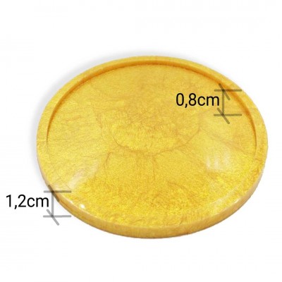 Yuvarlak Tepsi Düz Kenar - Premium Silikon Kalıp 22cm