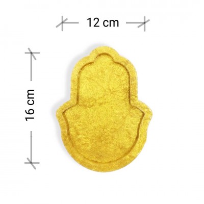 Fatma Ana Eli Bardak Altlığı - Premium Silikon Kalıp 16cmx12cm