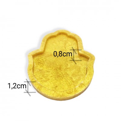 Fatma Ana Eli Bardak Altlığı - Premium Silikon Kalıp 16cmx12cm