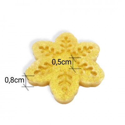 Kar Tanesi Magnet - Premium Silikon Kalıp 6,5cm Kar Tanesi Magnet - Premium Silikon Kalıp 6,5cm