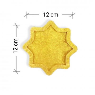 Yıldız Bardak Altlığı - Premium Silikon Kalıp 12cmx12cm